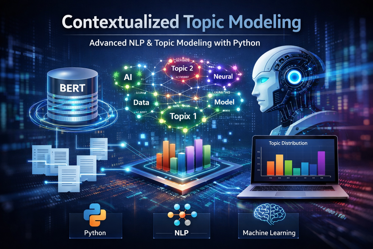 Contextualized Topic Modeling